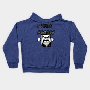 Angry mobile hates people Kids Hoodie